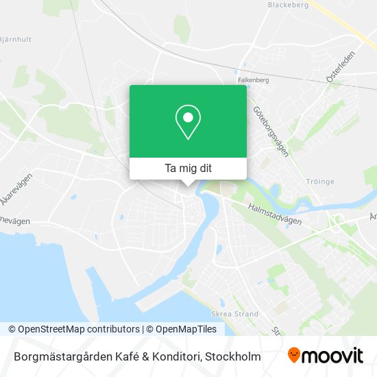 Borgmästargården Kafé & Konditori karta