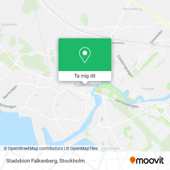 Stadsbion Falkenberg karta