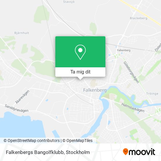 Falkenbergs Bangolfklubb karta