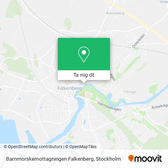 Barnmorskemottagningen Falkenberg karta