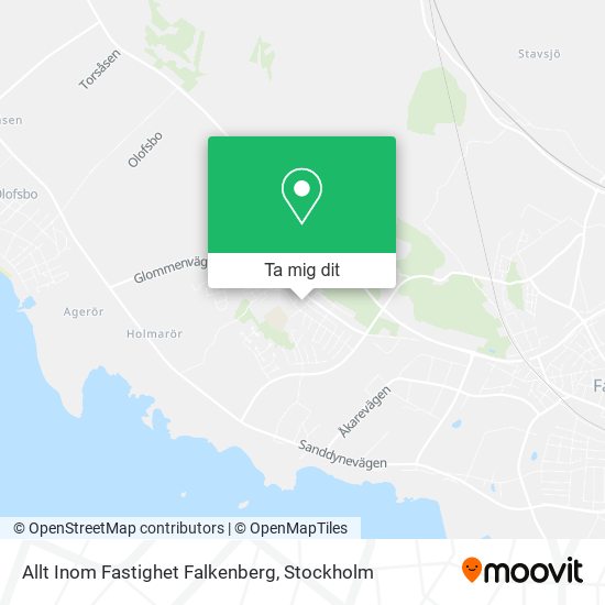 Allt Inom Fastighet Falkenberg karta