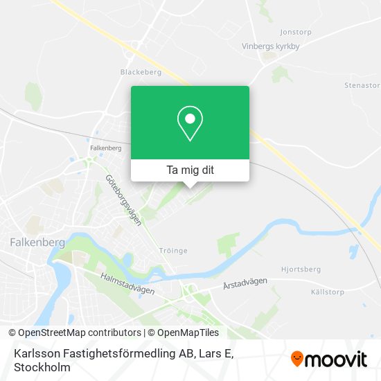 Karlsson Fastighetsförmedling AB, Lars E karta