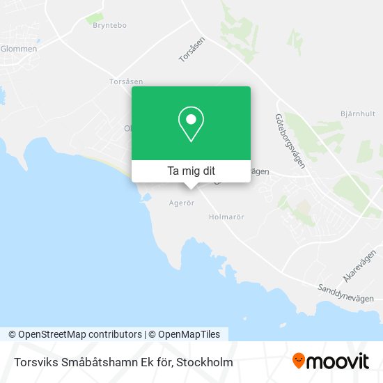 Torsviks Småbåtshamn Ek för karta