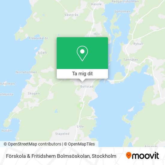 Förskola & Fritidshem Bolmsöskolan karta