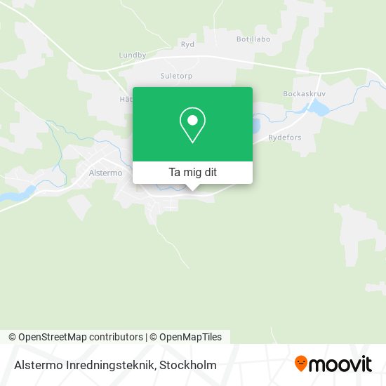 Alstermo Inredningsteknik karta