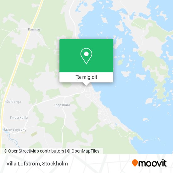 Villa Löfström karta