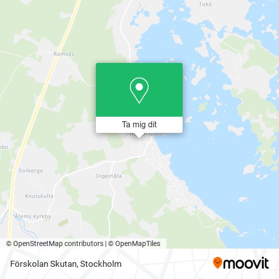 Förskolan Skutan karta