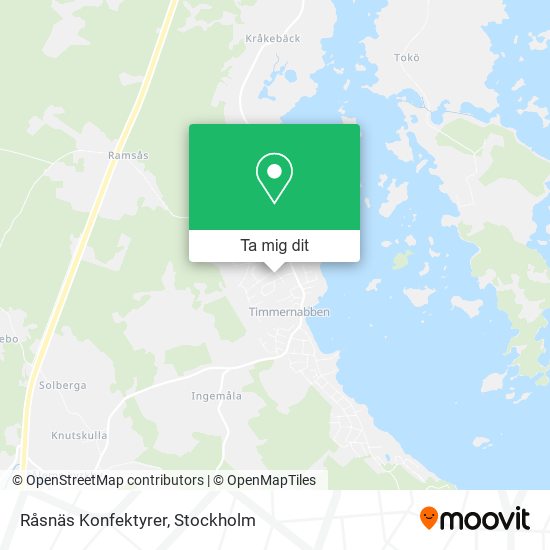 Råsnäs Konfektyrer karta