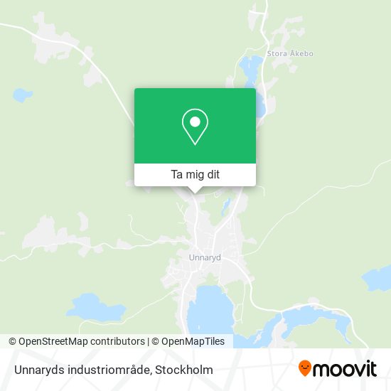 Unnaryds industriområde karta