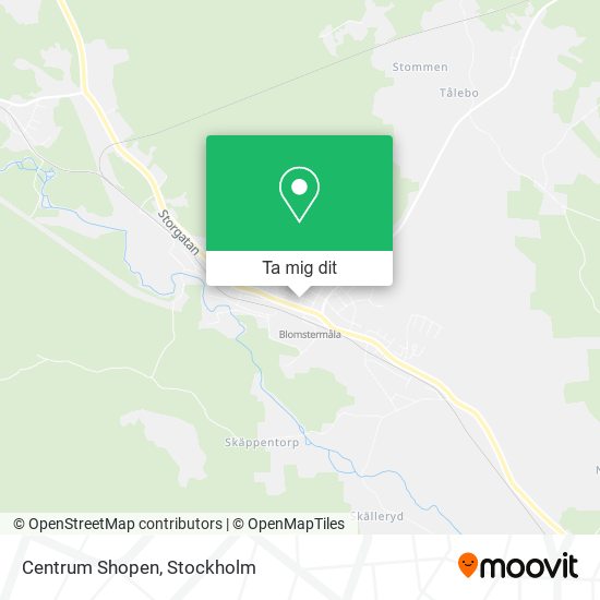 Centrum Shopen karta