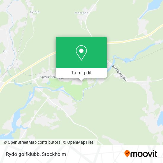 Rydö golfklubb karta