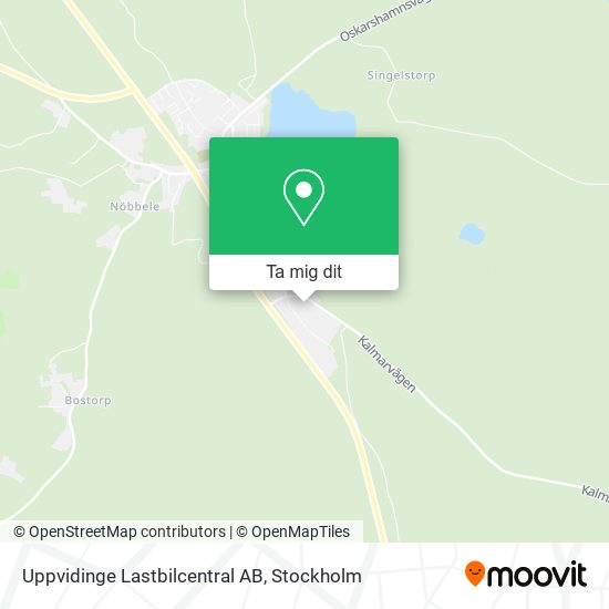Uppvidinge Lastbilcentral AB karta