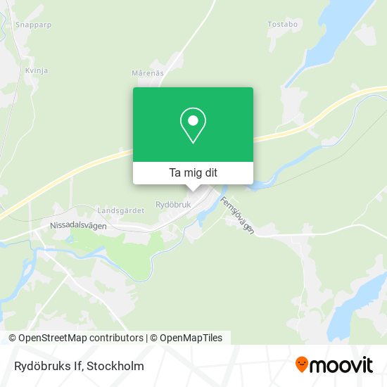 Rydöbruks If karta