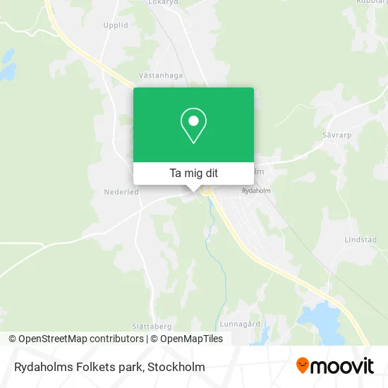 Rydaholms Folkets park karta