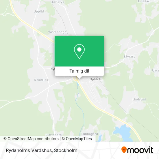 Rydaholms Vardshus karta