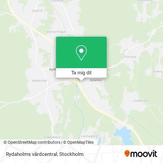 Rydaholms vårdcentral karta