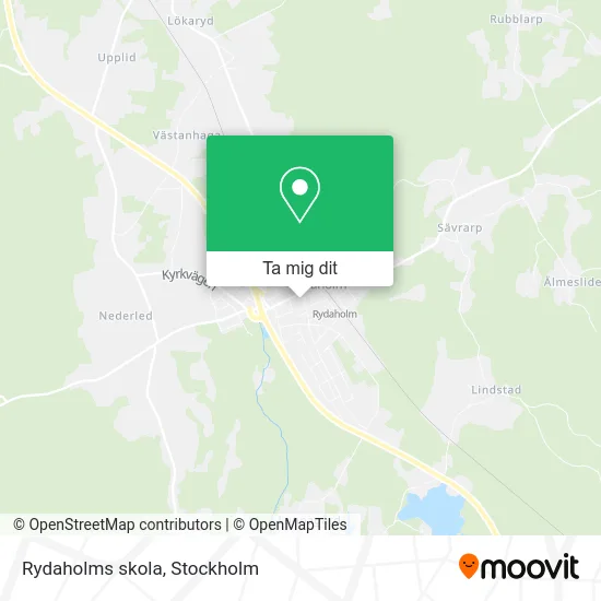 Rydaholms skola karta