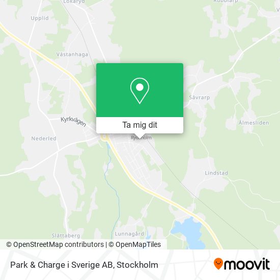 Park & Charge i Sverige AB karta