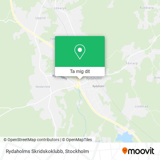 Rydaholms Skridskoklubb karta