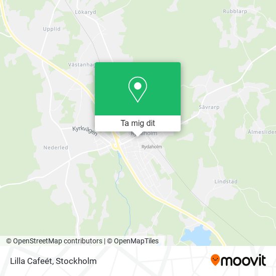 Lilla Cafeét karta