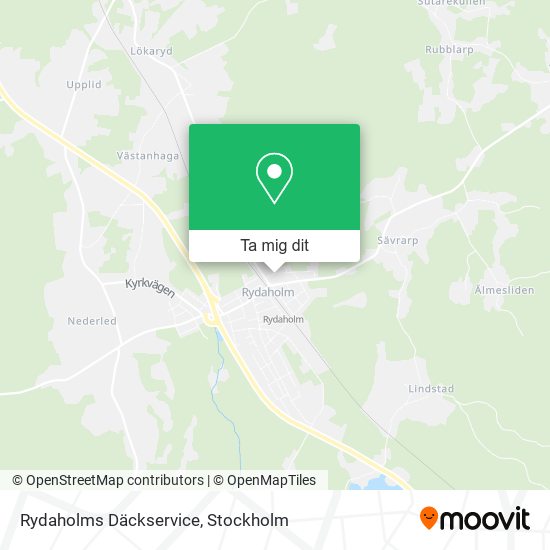 Rydaholms Däckservice karta
