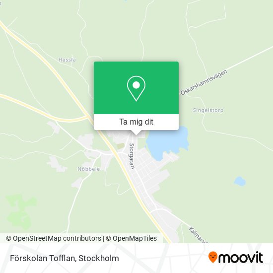 Förskolan Tofflan karta