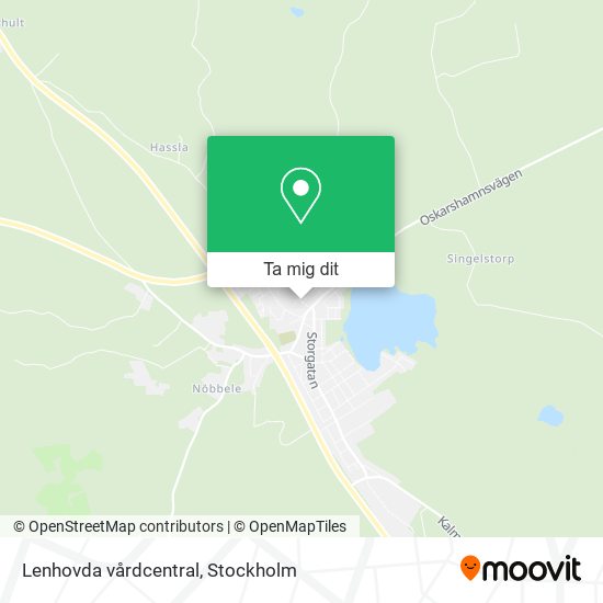 Lenhovda vårdcentral karta