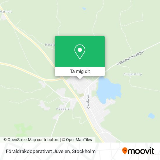 Föräldrakooperativet Juvelen karta