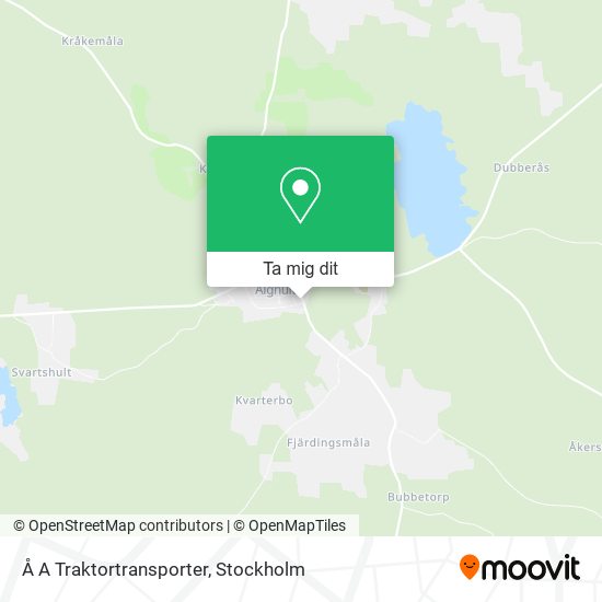 Å A Traktortransporter karta