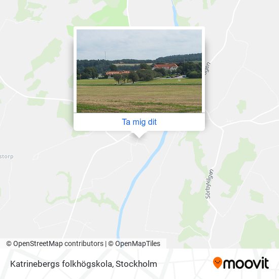 Katrinebergs folkhögskola karta