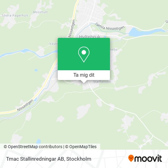 Tmac Stallinredningar AB karta