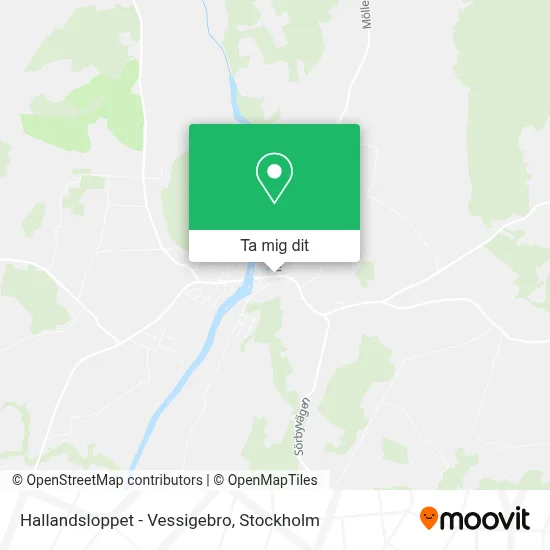 Hallandsloppet - Vessigebro karta
