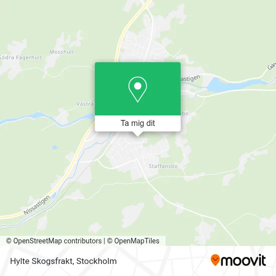 Hylte Skogsfrakt karta