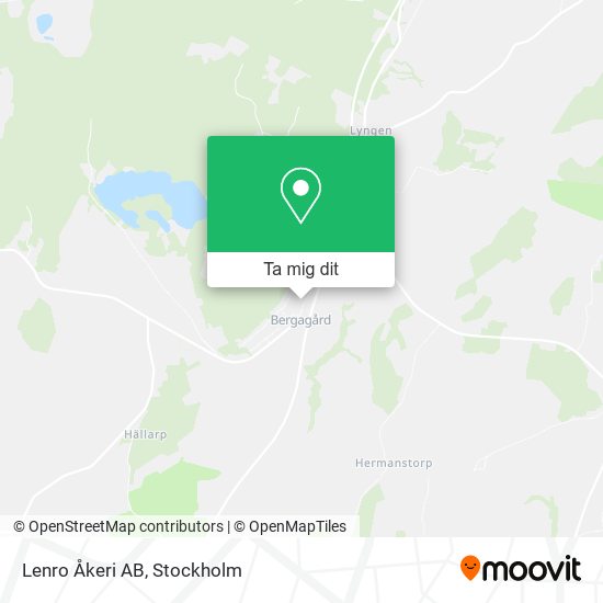 Lenro Åkeri AB karta