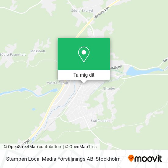 Stampen Local Media Försäljnings AB karta