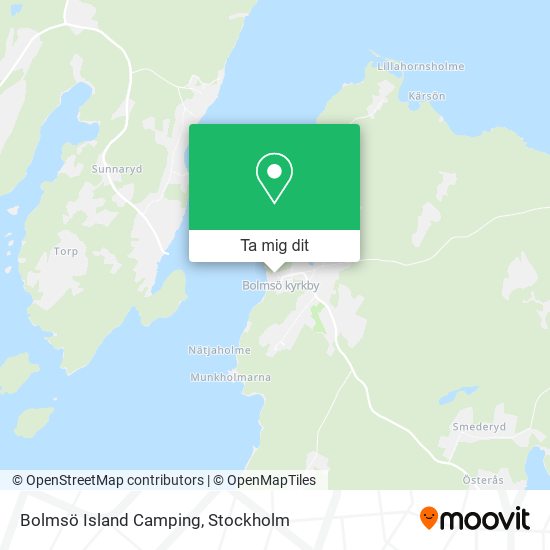 Bolmsö Island Camping karta