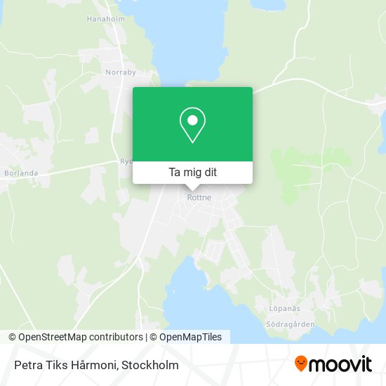 Petra Tiks Hårmoni karta