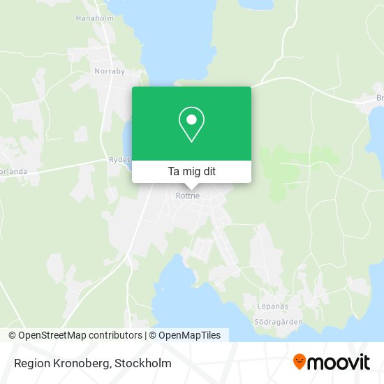 Region Kronoberg karta