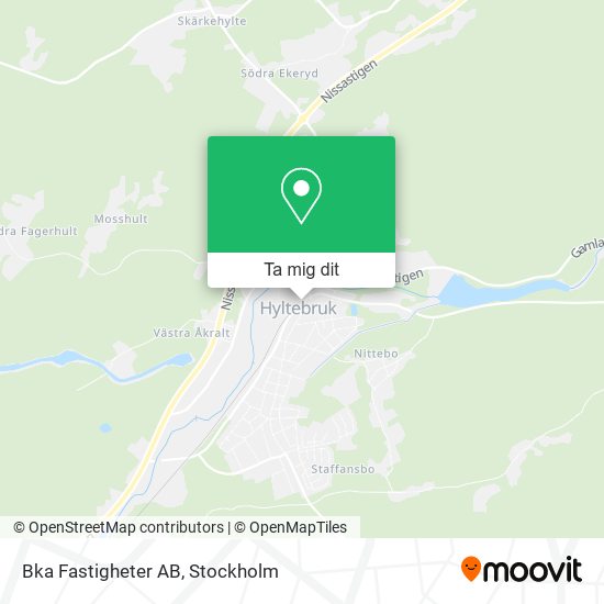 Bka Fastigheter AB karta