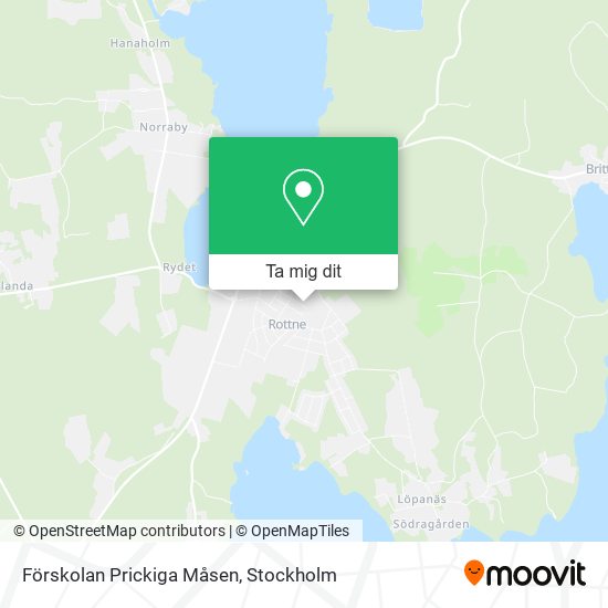 Förskolan Prickiga Måsen karta