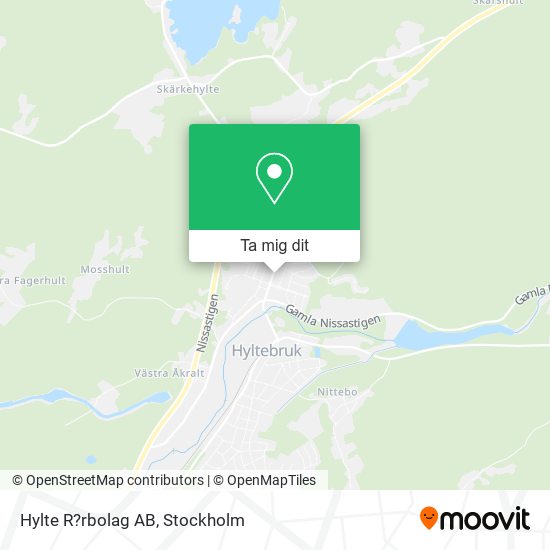 Hylte R?rbolag AB karta