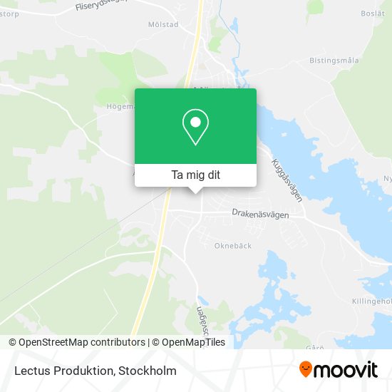 Lectus Produktion karta
