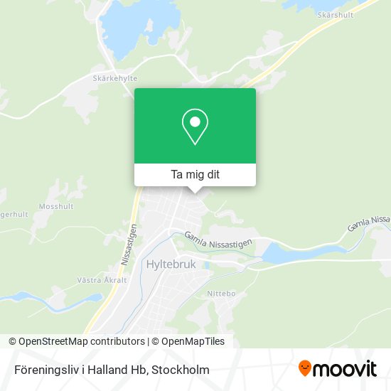 Föreningsliv i Halland Hb karta