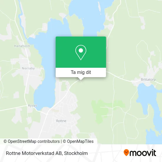 Rottne Motorverkstad AB karta