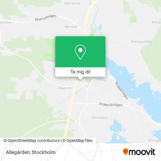 Allégården karta