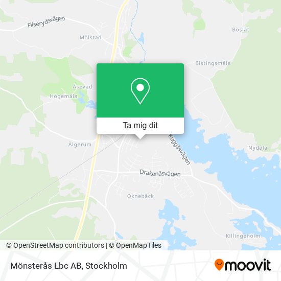 Mönsterås Lbc AB karta