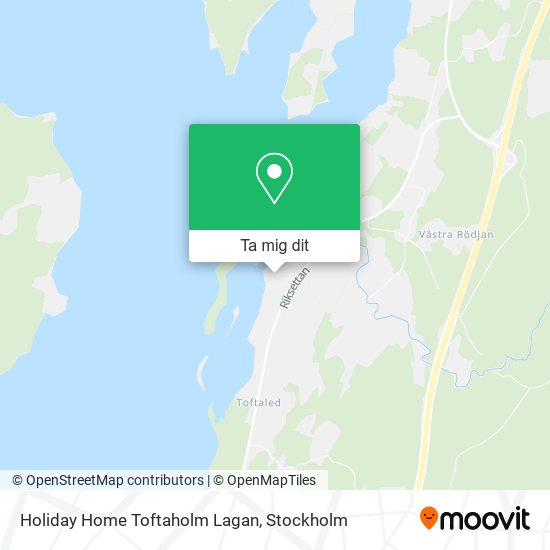 Holiday Home Toftaholm Lagan karta