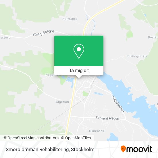Smörblomman Rehabilitering karta