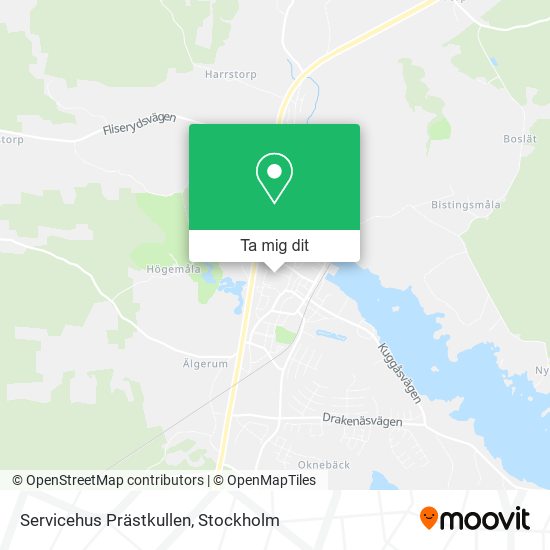 Servicehus Prästkullen karta
