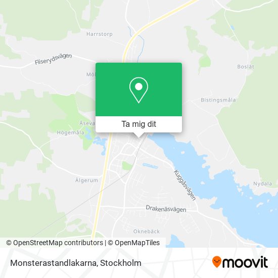 Monsterastandlakarna karta